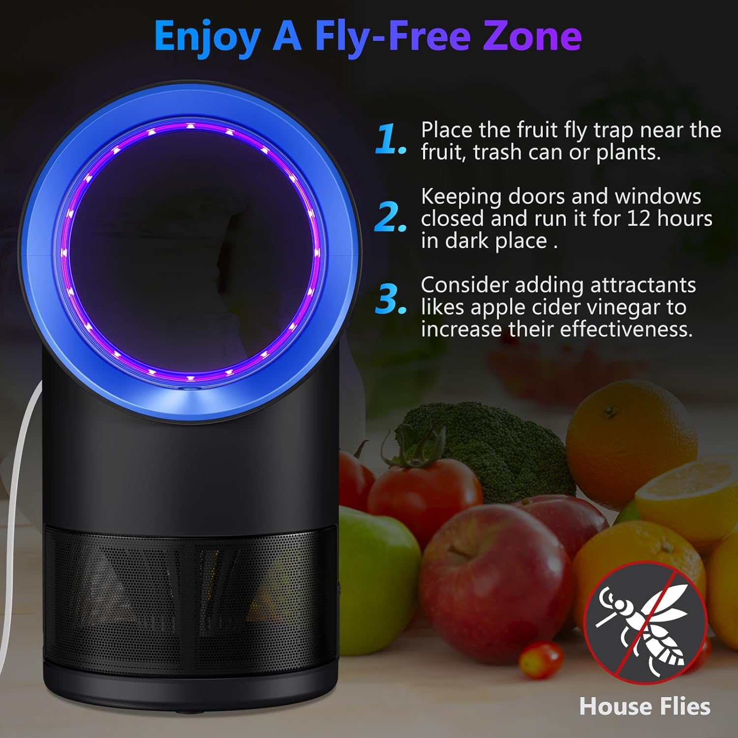 QuickCatch Pro Indoor Fly Trap