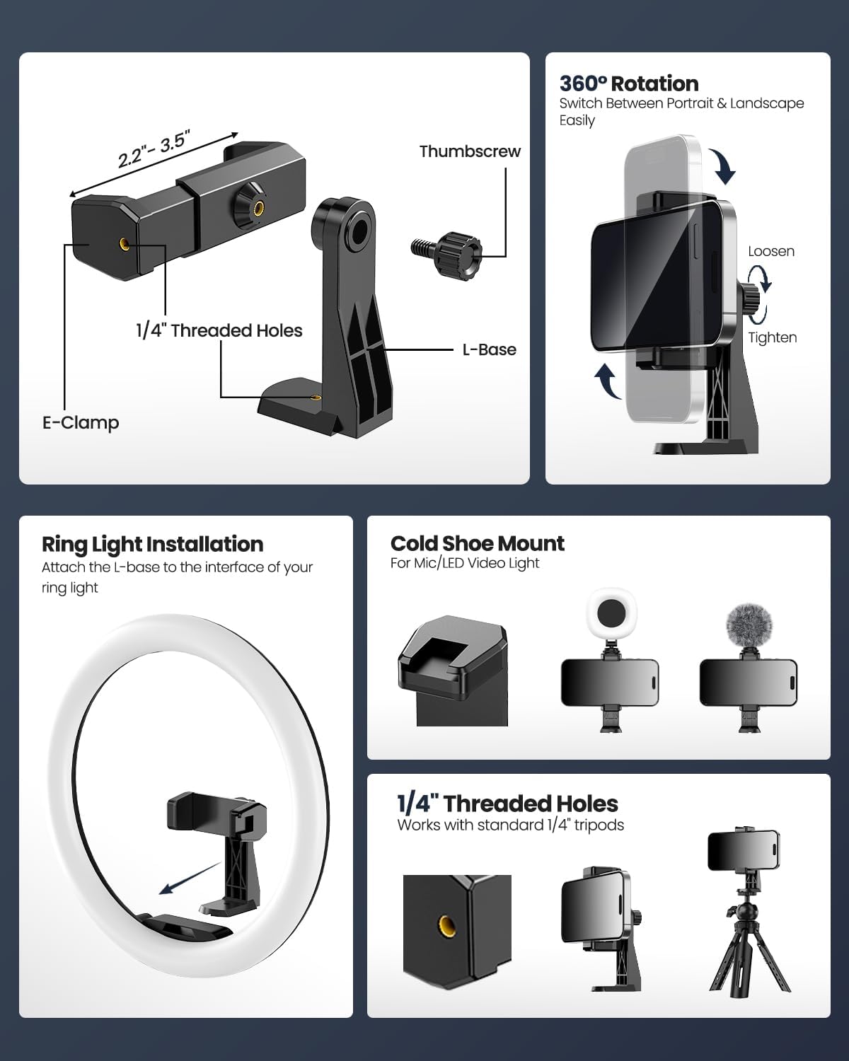 GlowPro Studio Vibe Selfie Light